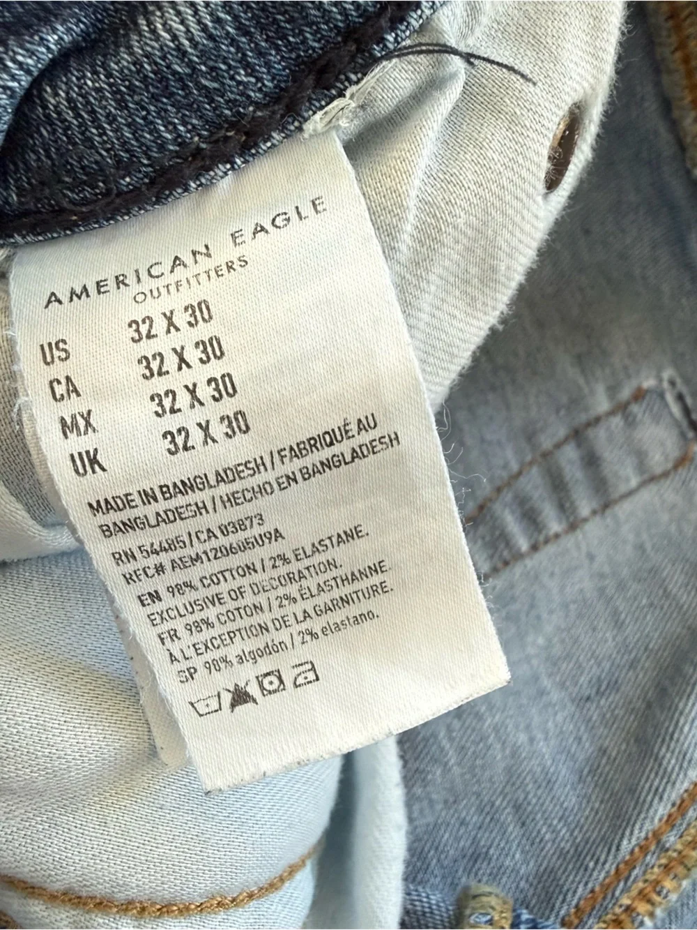 American Eagle Outfitters additional measurements